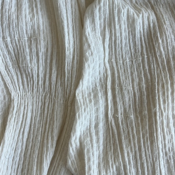 Sundance smocked peasant Boho shirt size L - Picture 7 of 14